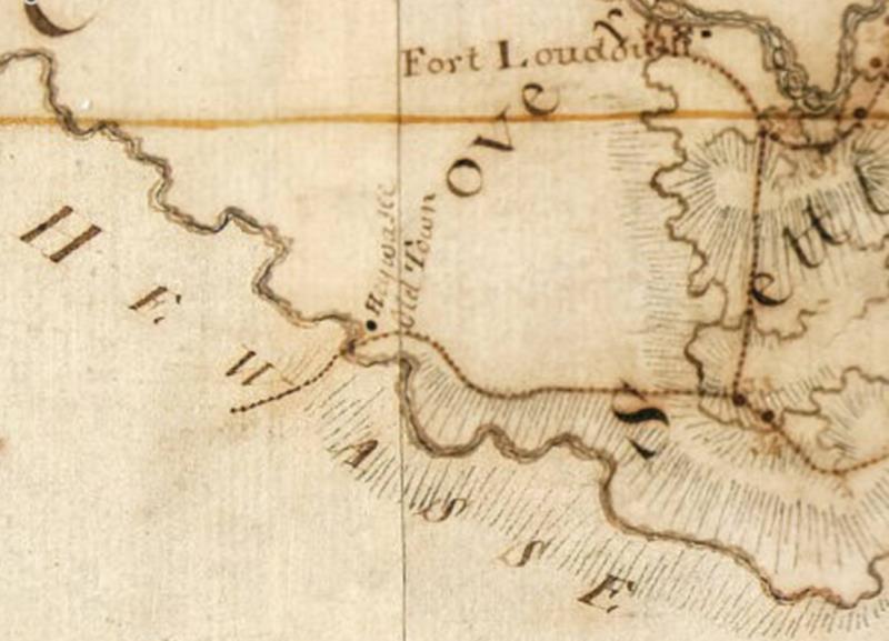 A map of the Southern Indian district of North America