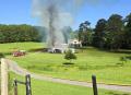 Barn, Truck, And Tractor Destroyed In Catoosa County Fire