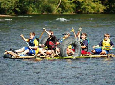 Photo Gallery: Boy Scouts Race Rafts On Hiwassee - Chattanoogan.com
