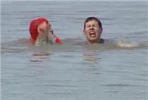 <i>TWRA Wildlife Officer Chuck Yoest was one the "stars" of Cold Water Boot Camp.</i>