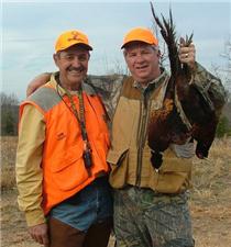 <i>The author (right) with Hank Rogers, a guide at the River Bend Lodge & Hunting Preserve in South Carolina from a 2008 "road trip."</i>