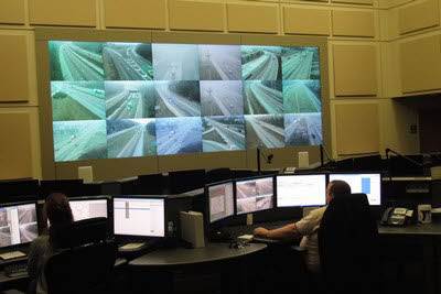 Screens show traffic at 16 Chattanooga locations