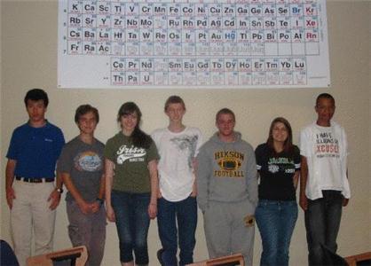 Shown, from left to right, are Sasha Allen (McCallie), David Samuels (McCallie), Kate Westman (Notre Dame), Andrew Thomas (Notre Dame), Chris Cunningham (Hixson), Gabrielle Snyder (Ridgeland), Kelly English (Hixson)