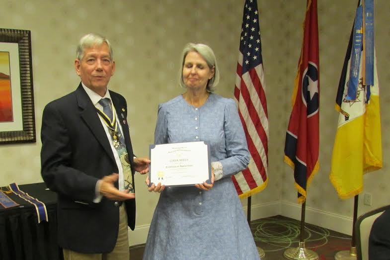 Linda Mines Gave Presentation Of Sevier Family At SAR Meeting