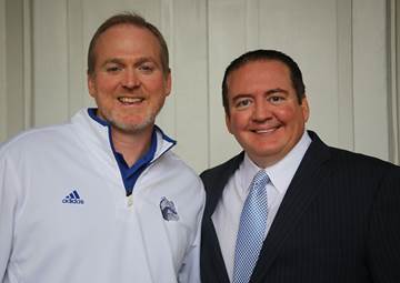 Donny Mayfield, TWC athletic director and Donnie Tyndall, associate athletic director