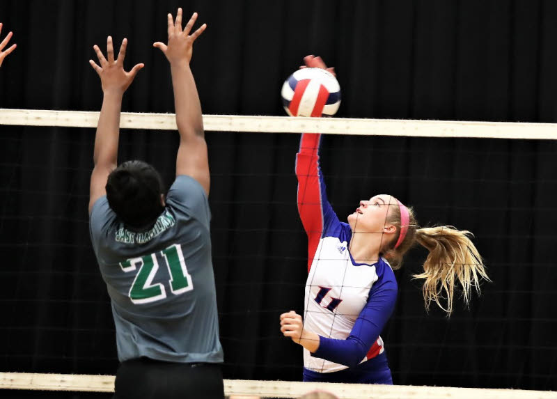 PHOTOS East Hamilton Volleyball Sweeps Red Bank
