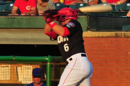 Cincinnati's No. 3 prospect, Jonathan India, has had little trouble with Double-A pitchers going 3-for-4 Thursday and hitting .308.