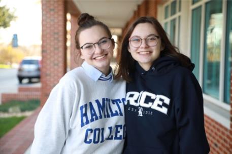 Pictured are Emma (left) and Anna (right) Henderson