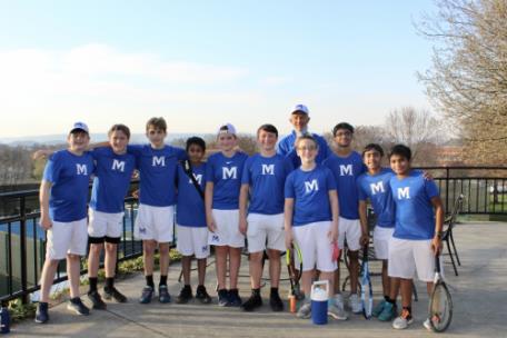 Left to right are JD Gant, Collin Levredge, Willie Howard, Vishnu Vardhana, Davis Bartow, Tristan Howard, Gokul Palanati, Om Kapadia and Isaac George. Coach David Vining is in the back.