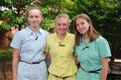 The winning team, from left, Evelyn Lytle, McKamey Bratcher and Morgan Summerlin