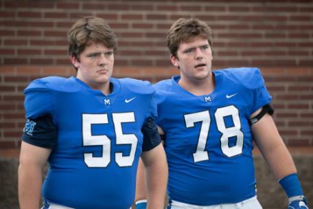 Twin brothers and McCallie graduates Jack, left, and Austin Gentle have been named as First Team Academic All-Americans by the National High School Coaches Association. The brothers will continue their academic and football careers at Harvard University in the fall.