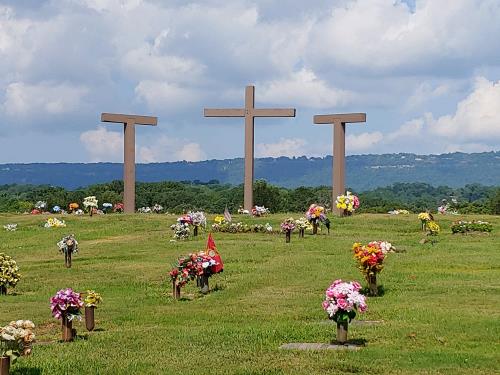 Construction Complete On 3 Crosses At Hamilton Memorial Gardens
