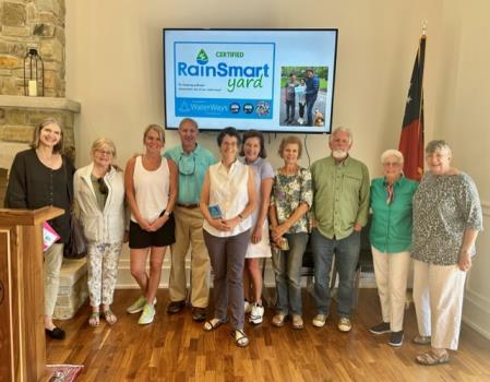 Lookout Mountain residents take on the RainSmart Yards, "Battle of the Mountains" to promote water quality and creek-friendly yards