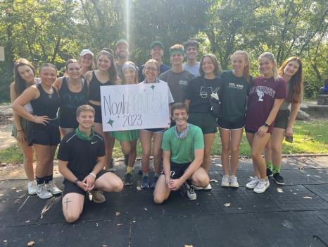 Lee students who came together to support the NoahBRAVE Foundation on race day