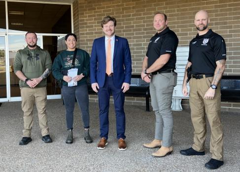 IBPO officers with Judge McVeagh