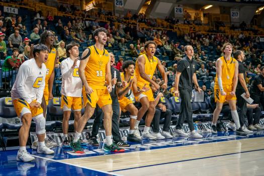UTC players celebrates during Sunday’s victory over Alabama A&M