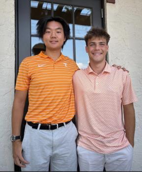 Kohen Kilburn, left, and Oliver Nimon