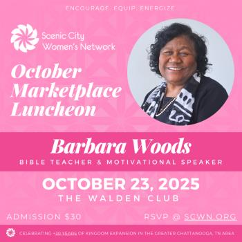 Barbara Woods To Speak At SCWN October Marketplace Luncheon