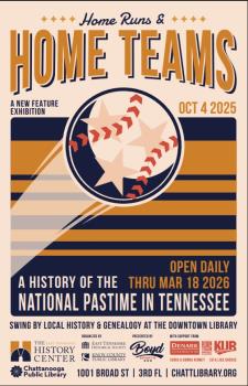 Home Runs & Home Teams: A History Of The National Pastime In Tennessee Opens Oct. 4 At Downtown Library