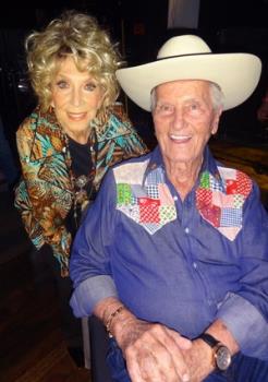 Jeannie Seely with her friend, Pat Boone