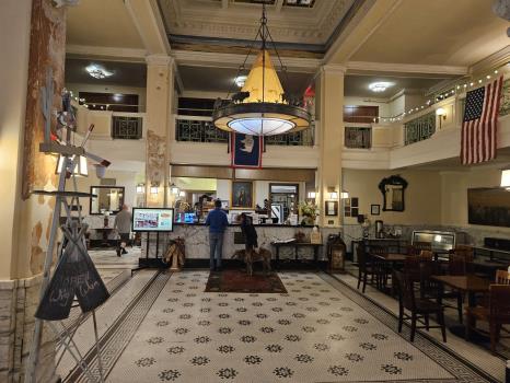 Lobby of The Plains Hotel 