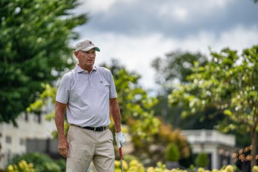 Murfreesboro's Kenny Wilson holds a one-shot cushion in the Tennessee Senior Amateur