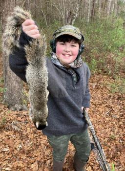 Gunner Sherrard, first fox squirrel