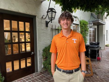 John Shearer: Caleb Hopper Honored To Be Lone 2025 Local Haslam Scholar At UT