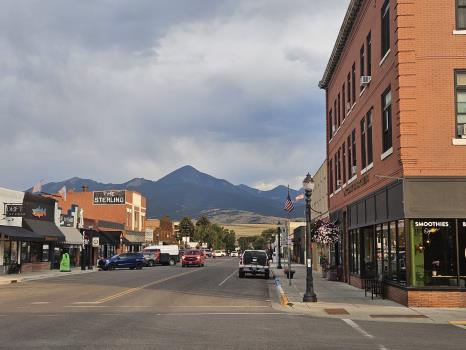 Historic Livingston buildings have lovely mountain backdrop 