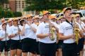 PHOTOS: UT Band Marches To Stadium