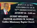 Stanley UMC Announces 75th Homecoming Celebration Aug. 24