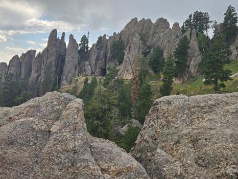 The Needles rock spires near Mount Rushmore