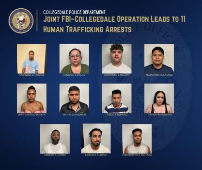 Joint FBI–Collegedale Operation Leads To 11 Human Trafficking Arrests