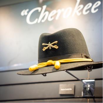 Dwight W. Birdwell's Cavalry Stetson bearing the badge of the 3rd Squadron, 4th Cavalry