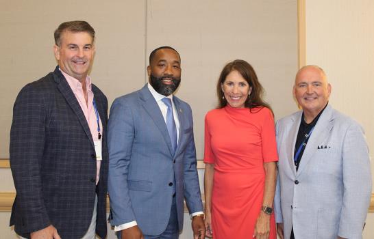 TML Board Officers With Recently Named 1st Vice President Kevin Brooks (Far Right)