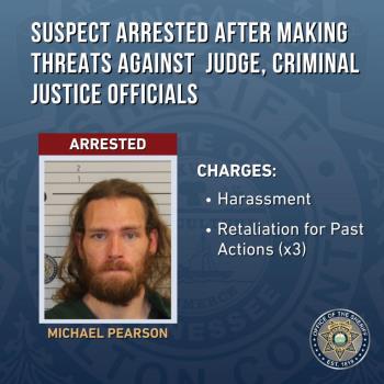 Cleveland, Tn., Man Charged With Threats Against A Public Defender, Judge, Police Officer
