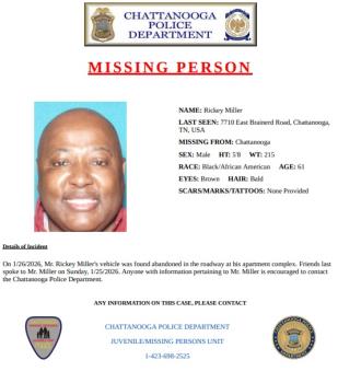 Police Seek Help Finding 61-Year-Old Rickey Miller, Missing Since Jan. 25