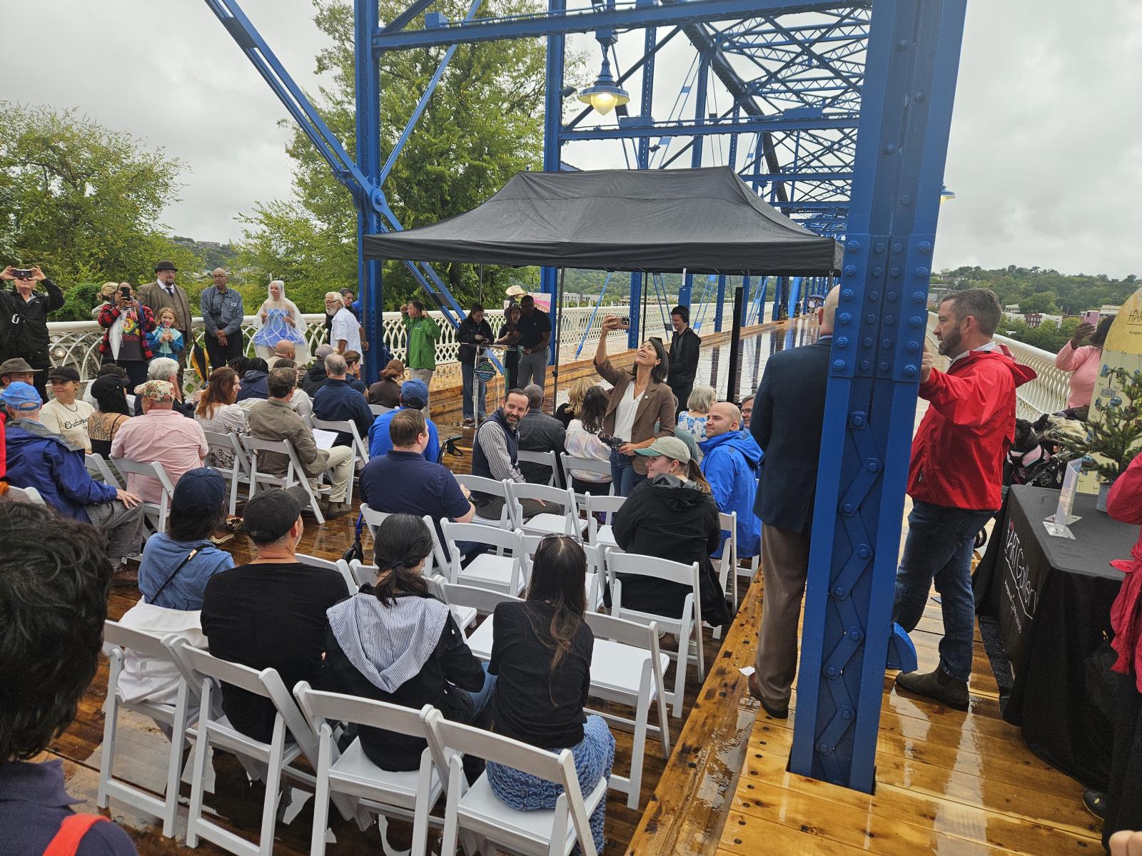 2 Individuals Who Helped Save The Walnut Street Bridge Attend