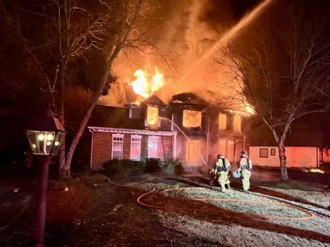 Fire Damages Lookout Valley Home Early Friday Morning