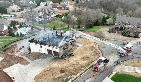 Fire Destroys Home Under Construction In Catoosa County