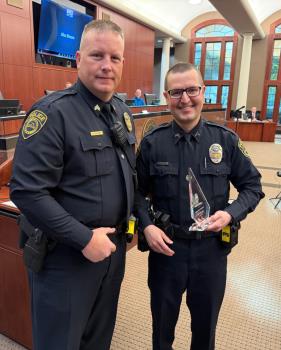 Dalton Police Department Honors Officer, Promotes Sergeant