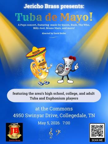 Jericho Brass Band Performs May 5 At Founders Hall In Collegedale