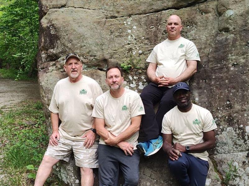 From left to right are Tommy Jackson, Shane Latimer, Jason Lavender, and Robb Goldwire