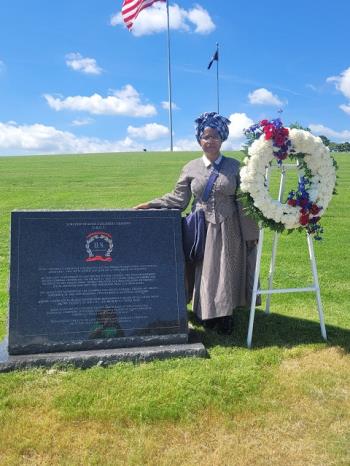 U.S. Colored Troops Monument Juneteenth Commemoration Features Living History Of Harriet Tubman