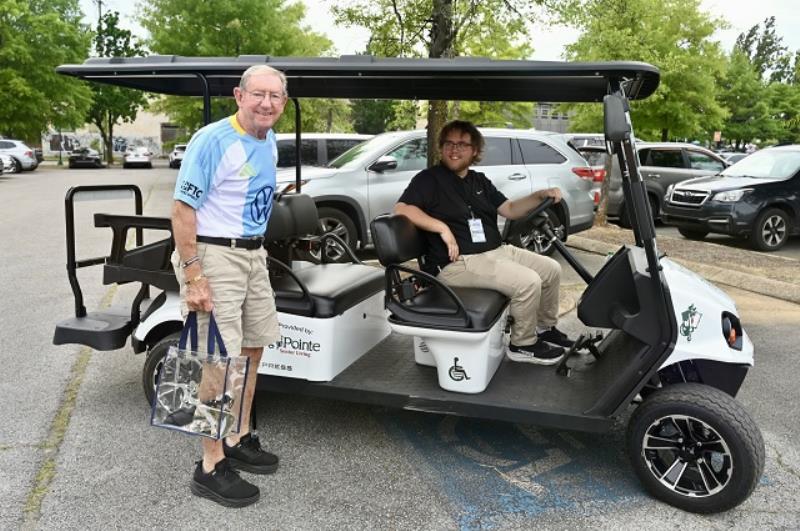 Transport Shuttle At Finley Stadium Made Possible By Morning Pointe Senior Living