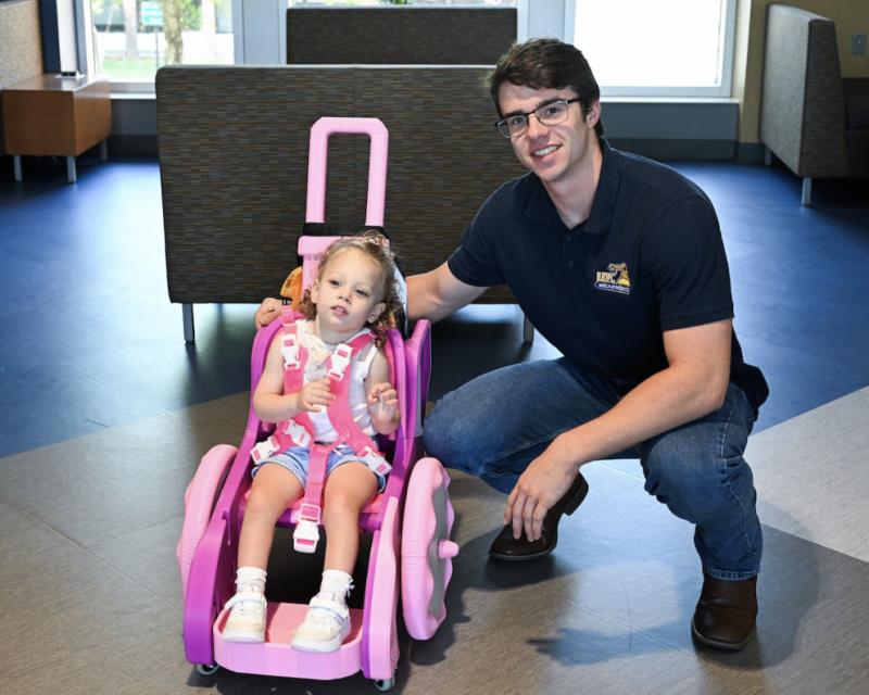UTC Student 3D-Prints Mobility Chair For Chattanooga Toddler With Cerebral Palsy