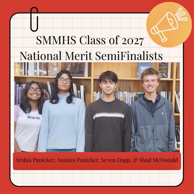 Names Announced Of 35 Local National Merit Scholarship Semi-Finalists