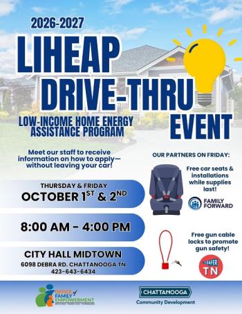 Receive Energy Bill Assistance At City Hall Midtown’s Drive-Thru Event Oct. 1, 2